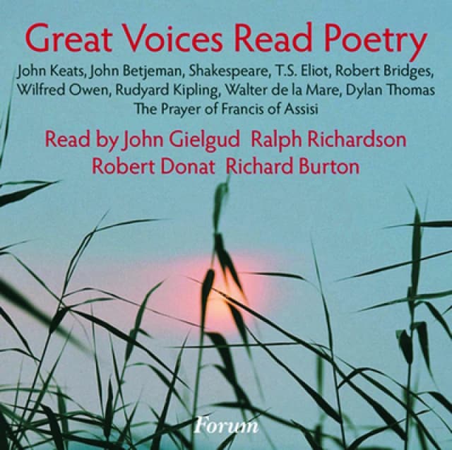 Great Voices Read Poetry CD / Album
