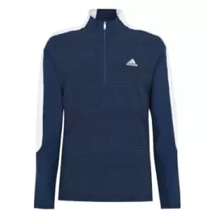 adidas Print quarter Zip Layer - Blue