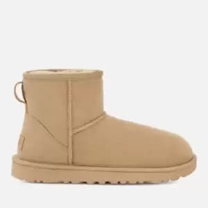 UGG Womens Classic Mini II Sheepskin Boots - Mustard Seed - UK 8