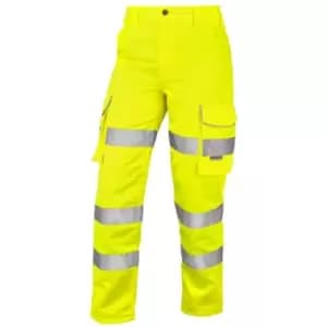 Pennymoor iso 20471 Class 2 Womens Poly/Cotton Womens Cargo Trouser Yellow - High Visibility
