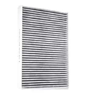 RIDEX Pollen filter Activated Carbon Filter 424I0087 Filter, interior air,Cabin filter VW,AUDI,SKODA,Golf IV Schragheck (1J1),POLO (9N_)