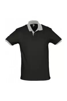 Prince Contrast Pique Short Sleeve Cotton Polo Shirt
