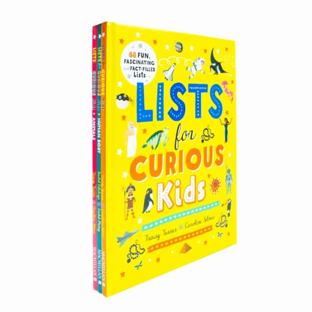 Lists for Curious Kids Collection 3 Books Box Set By Tracey Turner, Rachel Delahaye (Lists for Curious Kids, Human Body & Animals) Tracey Turner Books