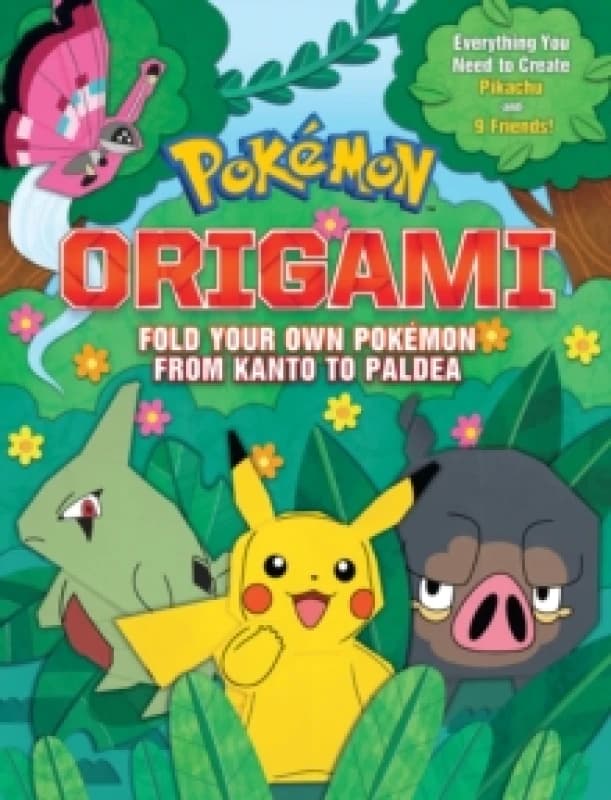 Pokemon Origami: Fold Your Own Pokemon Kanto to Paldea Paperback / softback