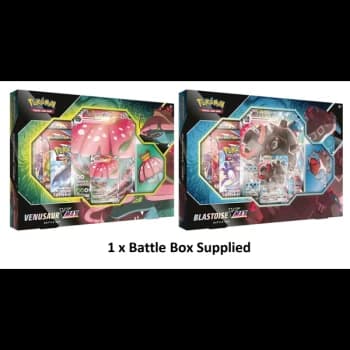 Pokemon TCG: Venusaur/Blastoise VMAX Battle Box - One At Random
