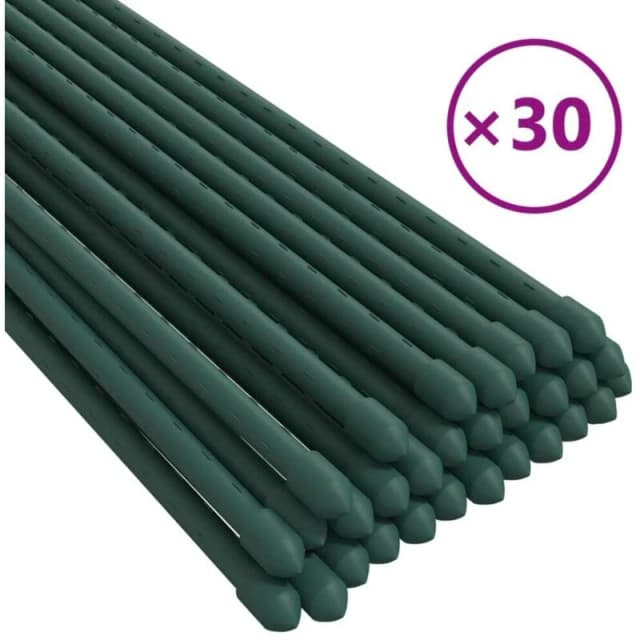VIDAXL Vidaxl - Garden Plant Stakes 30 pcs Green 60cm Steel 8720845670504