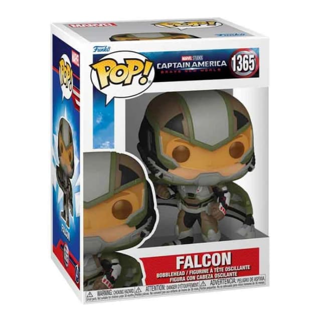 Captain America Black and White Falcon Funko Pop! Marvel Comics Vinyl Figure