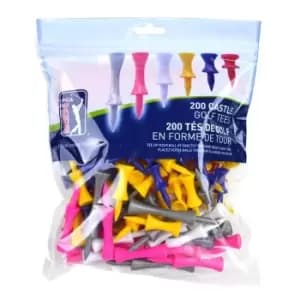 PGA Tour Castle Golf Tees - Multi