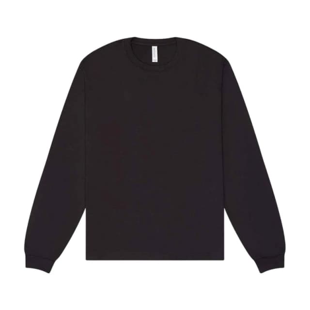 Bella + Canvas Mens Heavy Boxy Long-Sleeved T-Shirt in Dark Grey Size: XS Dark Grey Male XS