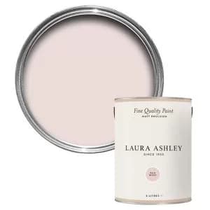 Laura Ashley Pale Blush Matt Emulsion Paint, 5L