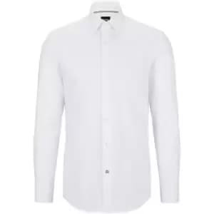 Boss Hank Long Sleeve Shirt - White