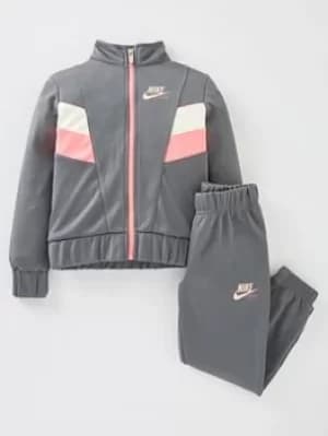 Nike Younger Girl Sportswear Heritage Jacket And Joggers 2 Piece Set