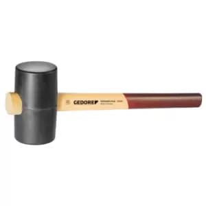 Gedore Rubber mallet with ash handle, d 55 mm