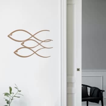 Fish - Copper Copper Decorative Metal Wall Accessory