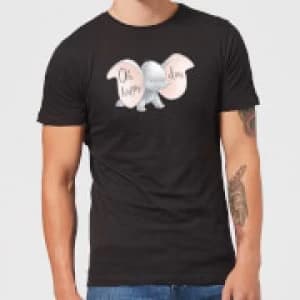 Disney Dumbo Happy Day Mens T-Shirt - Black