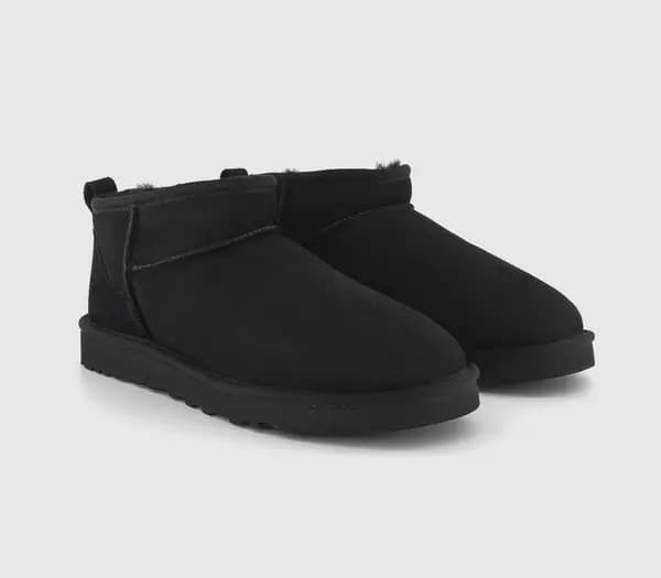 UGG Mens Classic Ultra Mini M Black, 12