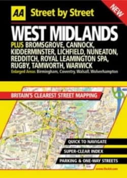 Aa Street by Street West Midlands Hardback
