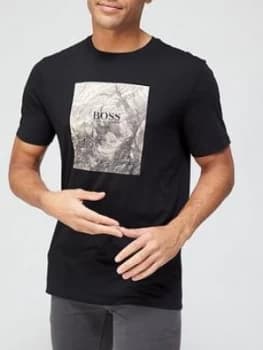 Hugo Boss Tiris Logo Print T-Shirt Black Size L Men