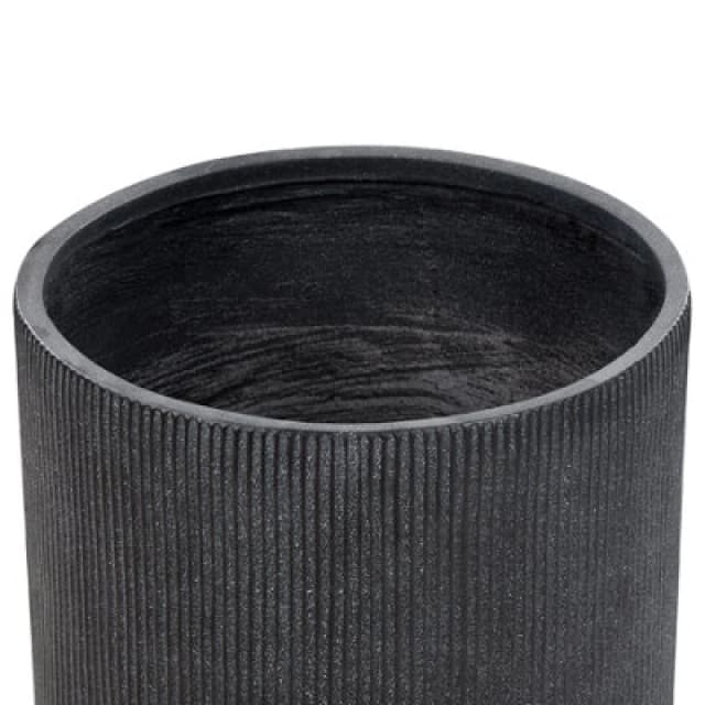 Beliani Plant Pot Oreoi 55cm Graphite Grey