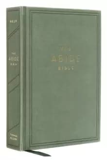 NKJV, Abide Bible, Cloth over Board, Green, Red Letter, Comfort Print : Holy Bible, New King James Version