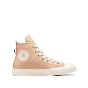 Chuck Taylor All Star Hi Warm Weather Leather High Top Trainers