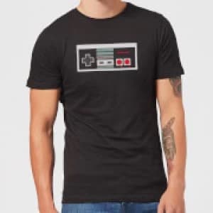 Nintendo NES Controller Chest Mens T-Shirt - Black