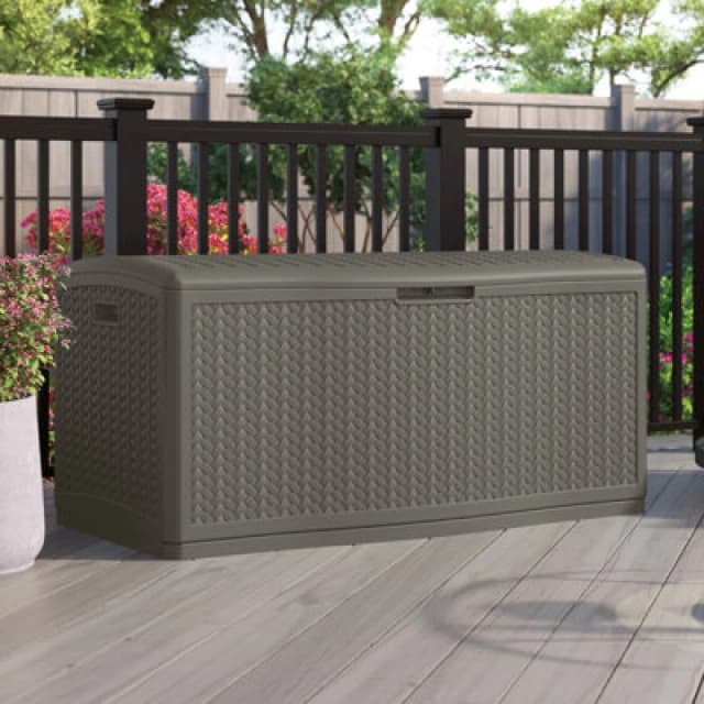 Suncast Minnesota 469L Storage Box - Stone Grey BMDB12000ST