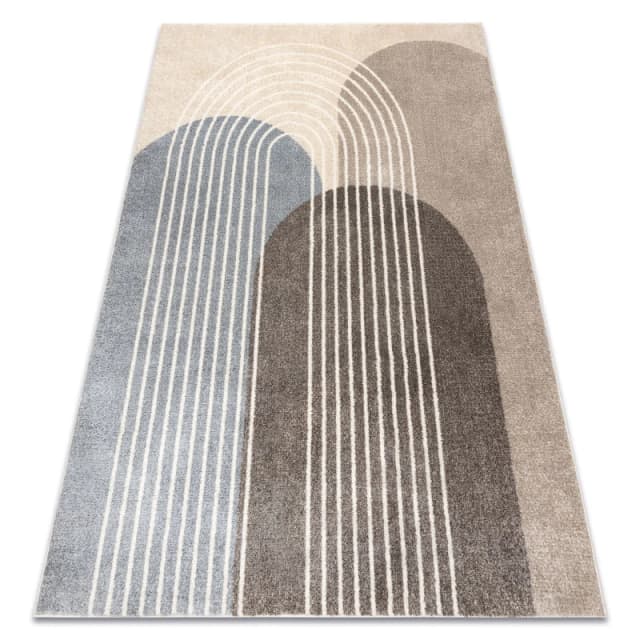 RugsX Fusion Rug in Beige Size: 120cm x 170cm Beige Unisex 120cm x 170 cm