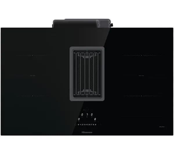 Hisense HAS949BSC 83cm Venting Induction Hob - Black - For Ducted/Recirculating Ventilation