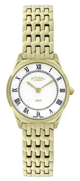 Rotary Watch Ladies Ultra Slim D - White RTY-119