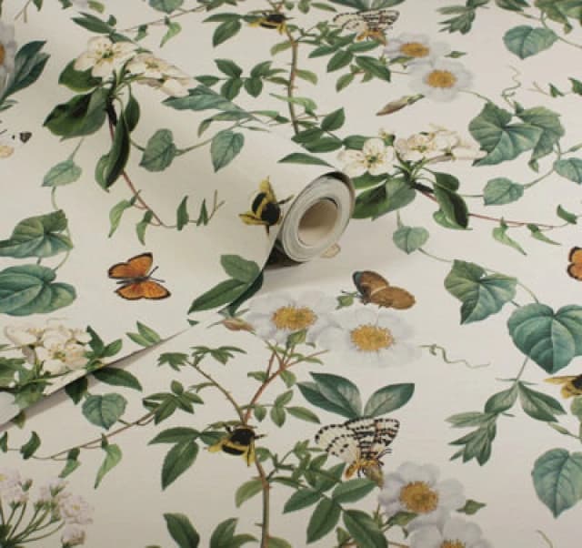 Arthouse Bumblebee Trail Cream sw12 Wallpaper One Size Cream 87863969000