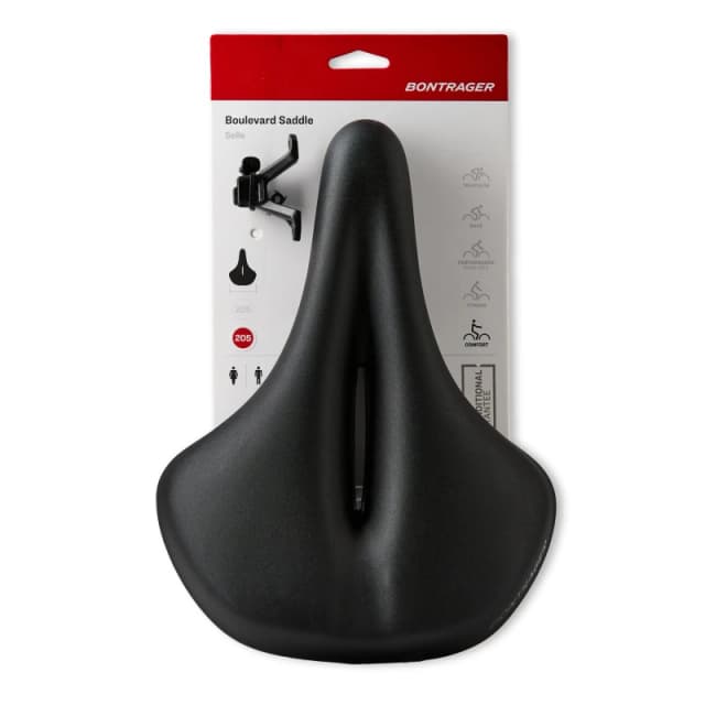 Bontrager Boulevard Bike Saddle 280MM X 205MM BLACK