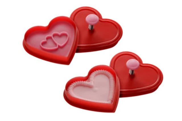 Premier Housewares Heart Shape Cookie Cutters Red