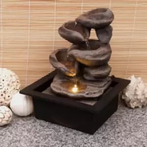 Cascading Stone Bowls Fountain