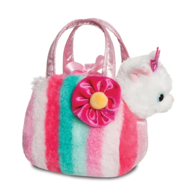 Aurora Aurora Fancy Pal Princess Kitty Soft Toy with Multi-Coloured Stripes Multi