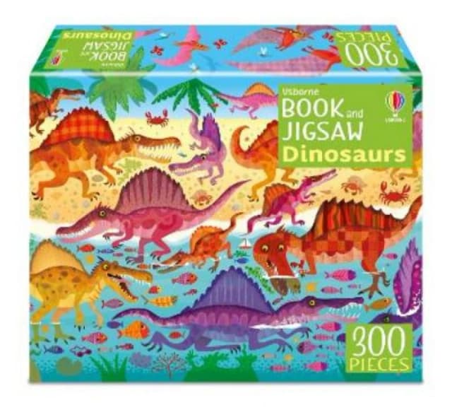 Usborne Book and Jigsaw Dinosaurs Paperback / softback