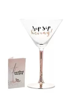 Luxe Martini Glass - Sip Sip Hooray