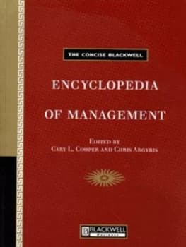 The Concise Blackwell Encyclopedia of Management by Cary L. Cooper Book