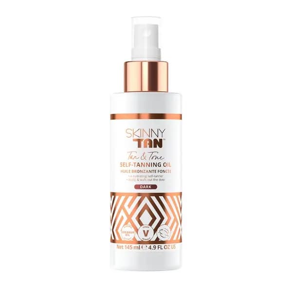 Skinny Tan Tan & Tone Self-Tanning Oil Dark