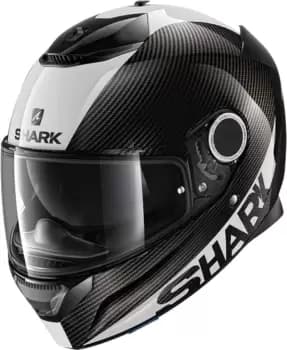 Shark Spartan Carbon Skin Helmet, black-white, Size 2XL, black-white, Size 2XL