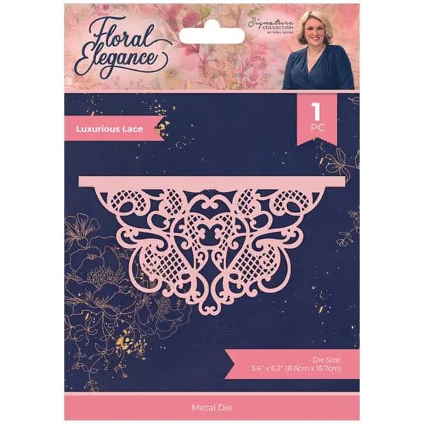 Sara Davies Signature Collection Edge Die Floral Elegance Luxurious Lace