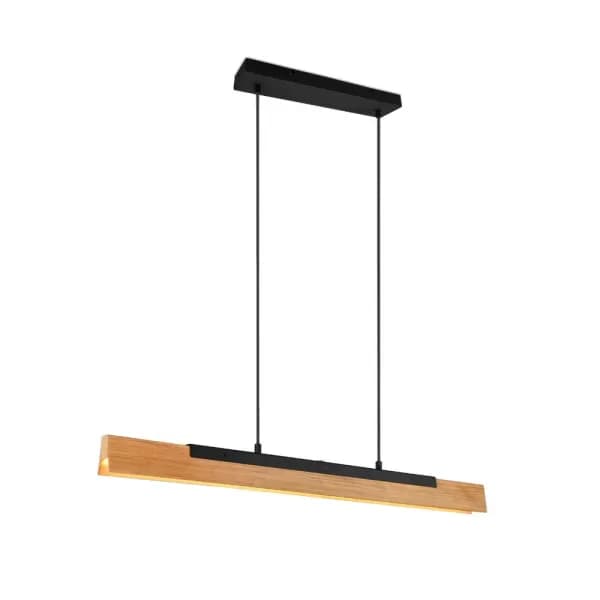 Kerala Modern 25W LED Pendant Ceiling Light Black Matt 3000K