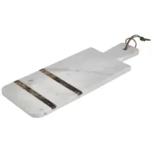 White & Brown Forest Marble Paddle Board