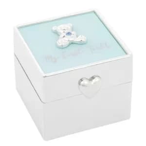 My First Tooth Box Silver/Blue