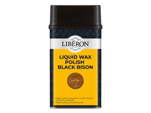 Liberon 'Liquid Wax' Polish Black Bison Dark Oak 500ml Dark Oak unisex