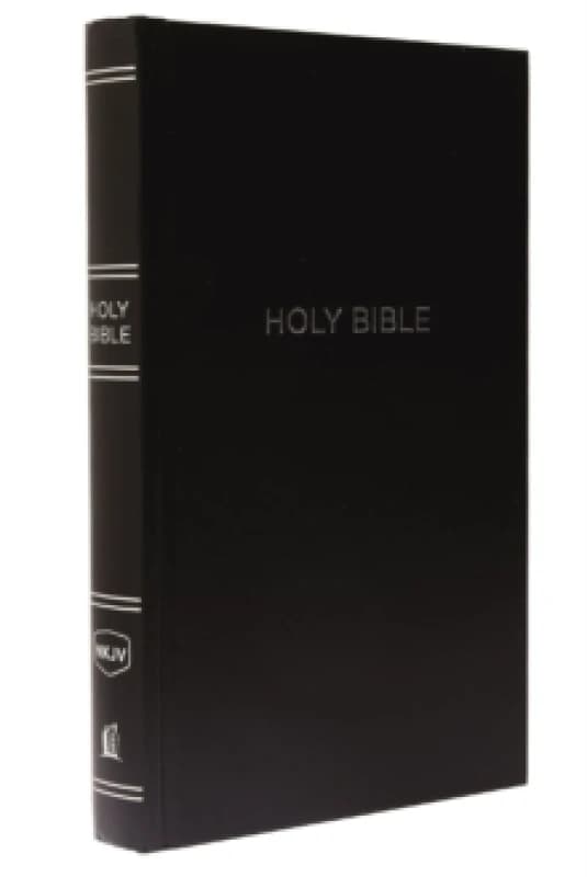 NKJV, Pew Bible, Hardcover, Black, Red Letter, Comfort Print. Hardback. By Thomas Nelson Books