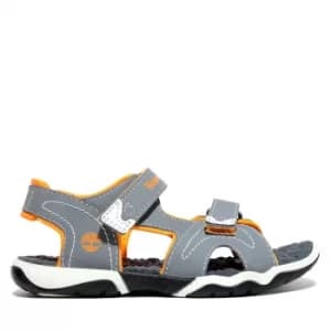 Timberland Adventure Seeker 2-strap Sandal For Toddler In Grey/orange Grey/orange Kids, Size 7.5