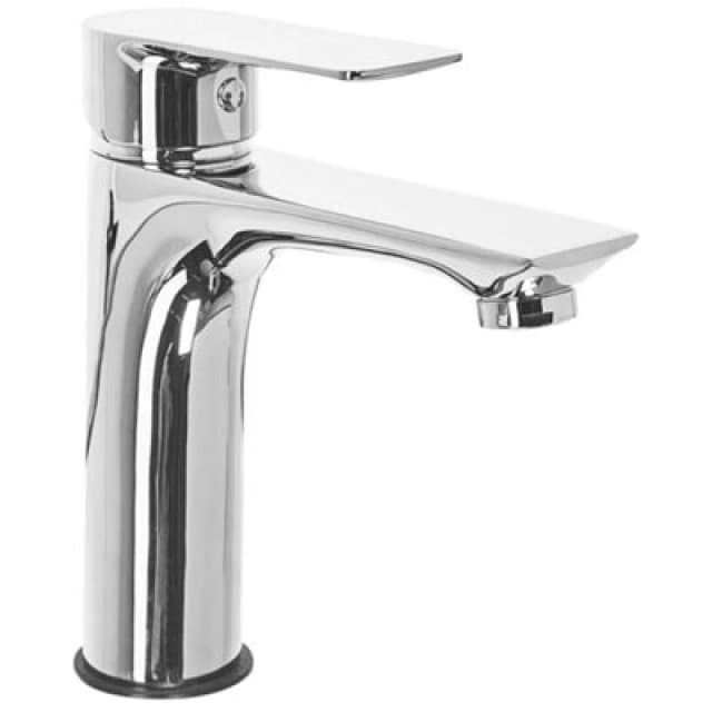 Beliani Basin Mixer Tap Berloi Brass Silver