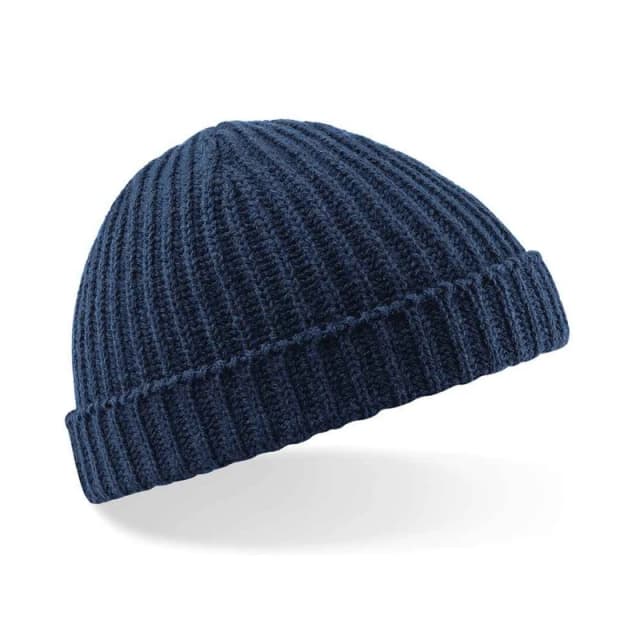 Beechfield Beechfield Men Trawler Beanie in Navy Navy One Size Male 5063527292278