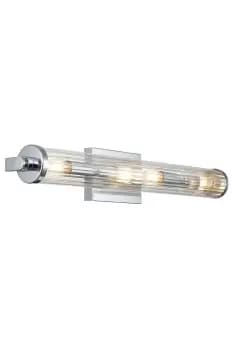 Kichler Azores Bathroom Wall Lamp Polished Chrome IP44